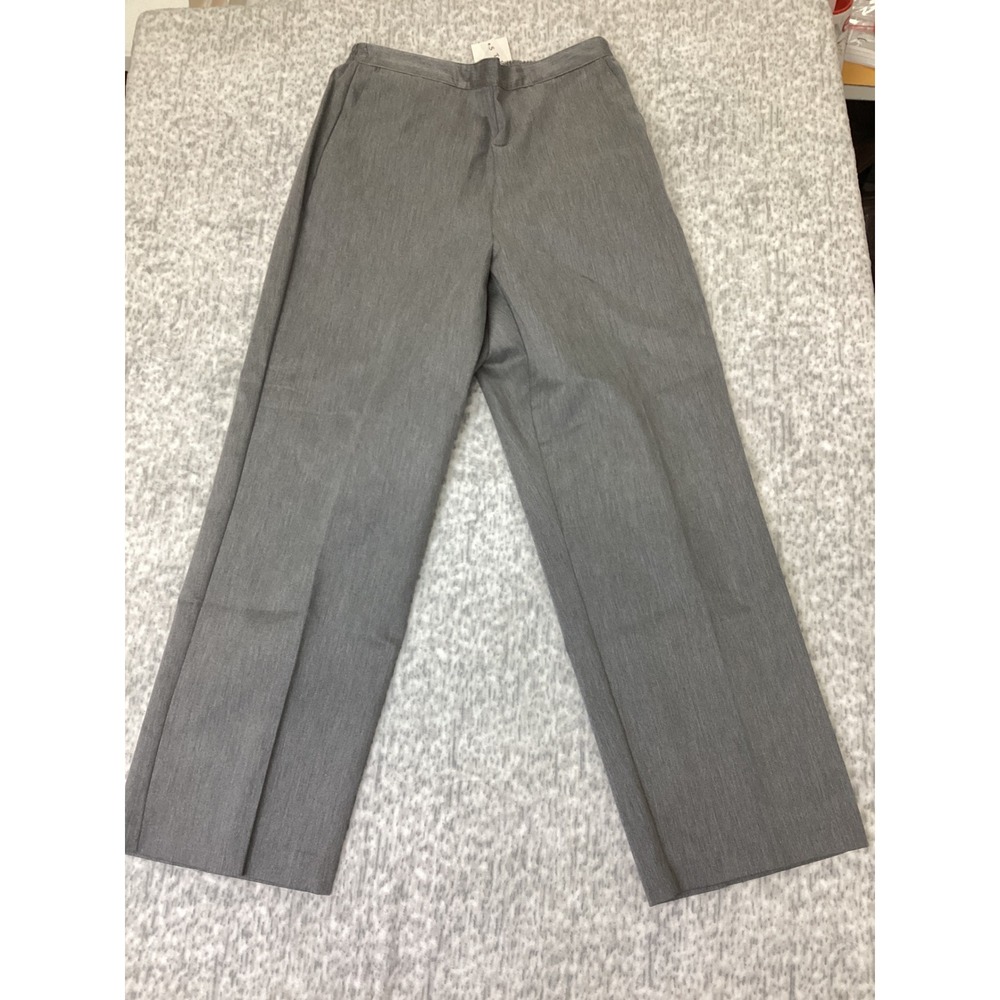 Alfred Dunner Sonoma Valley Grey Stretch Pull On Pants Petite 12P NWT 94901